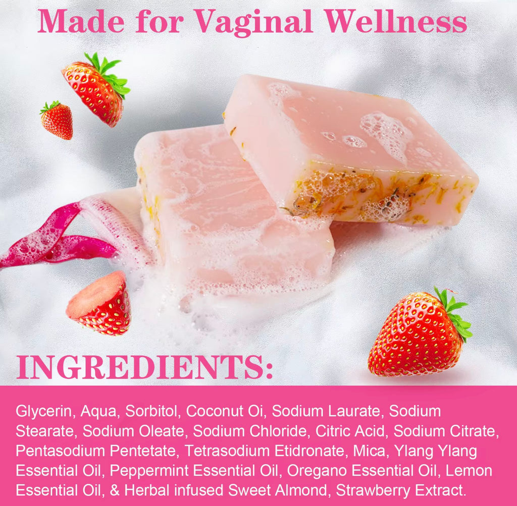 Strawberry Pink Yoni Bar Soap