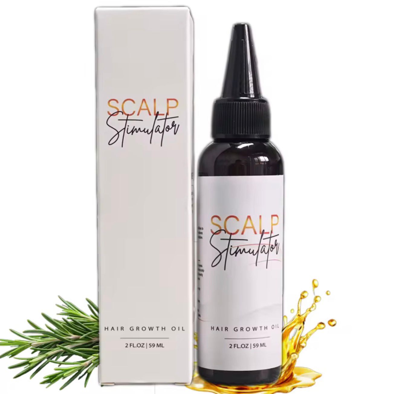 Organic Herbal Ginger Hair Serum Anti-Dandruff Dry Hair Moisturizer & Smoother Scalp Cleanser Hair Growth Prevention 30ml
