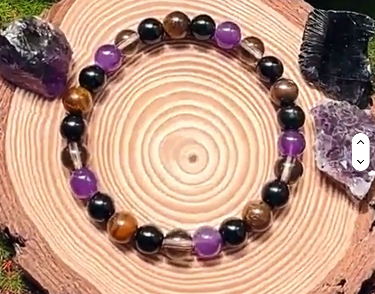 Natural Tiger Eye Imitation Amethyst Smoked Quartz Bracelet Cheap Exquisite Gift Bracelet Wholesale