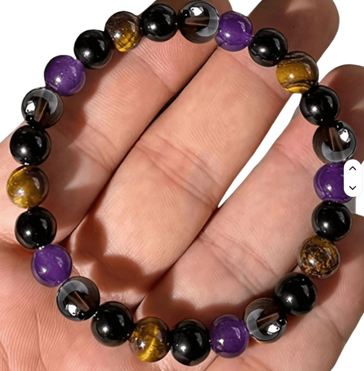 Natural Tiger Eye Imitation Amethyst Smoked Quartz Bracelet Cheap Exquisite Gift Bracelet Wholesale