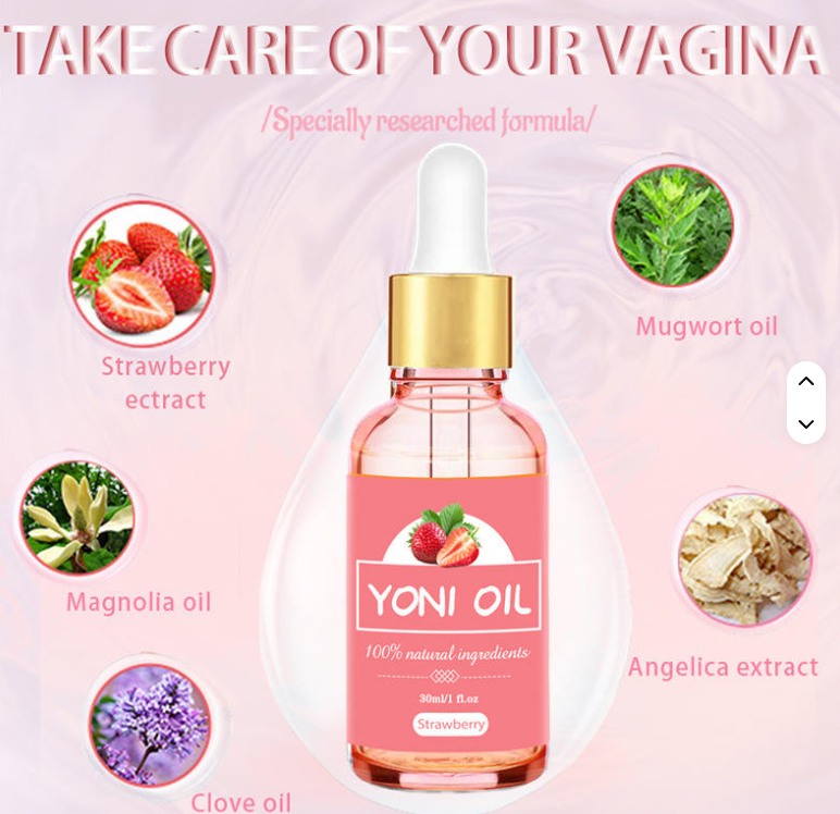 Wholesale Vaginal Tightening Strawberry Essential Oil Private Label Restores PH Balance Yoni Oil